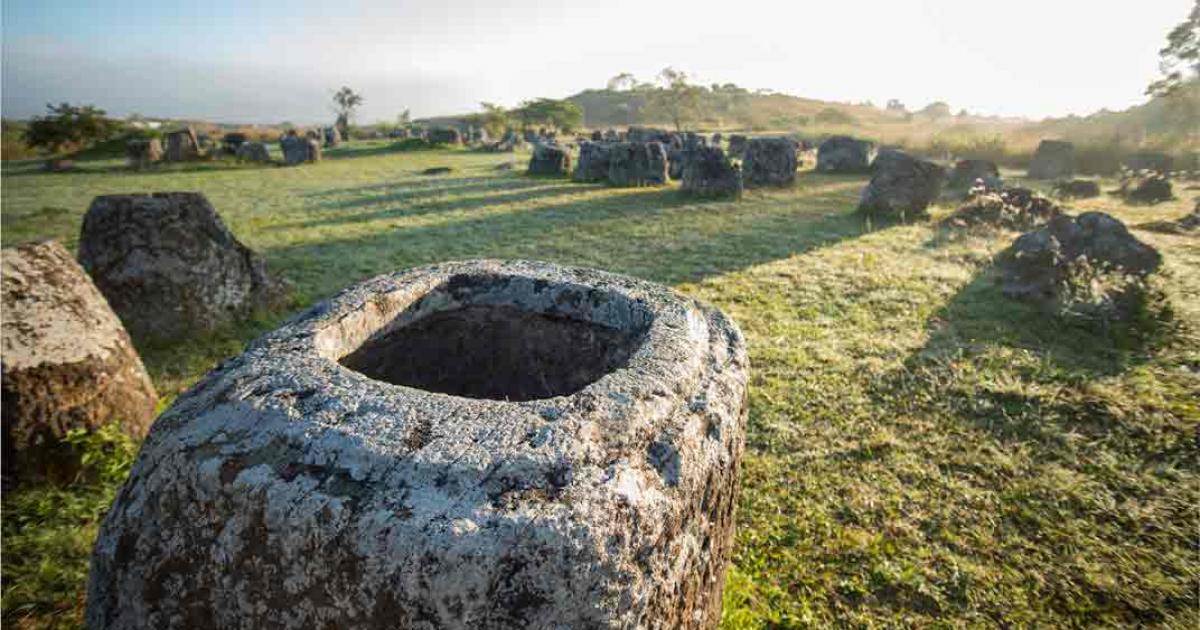 Lao Phonsavan Plain of Jars. Source: flu4022/Adobe Stock