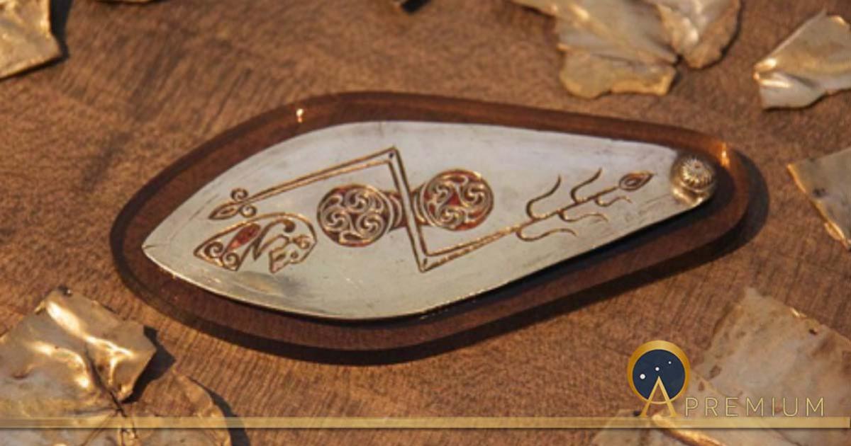 The Norrie's Law hoard. In the National Museum of Scotland, Edinburgh (Mike Peel / CC BY-SA 4.0)