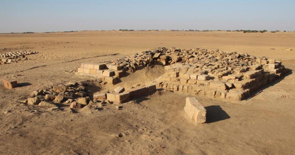 One of 16 pyramids uncovered in a cemetery in the ancient town of Gematon in Sudan. The pyramid likely rose more than 39 feet (12 meters) in height.