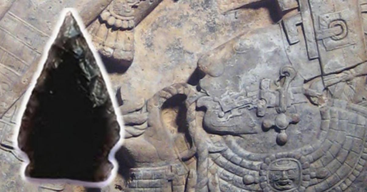 Human Blood Found on Ancient Maya Arrowheads, Bloodletting Rituals to ...