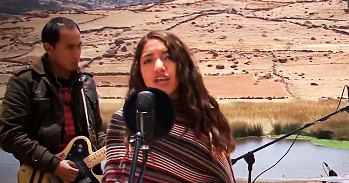 Renata Flores sings in Quechua to save an ancient language. Source: YouTube Screenshot / Great Big Story.