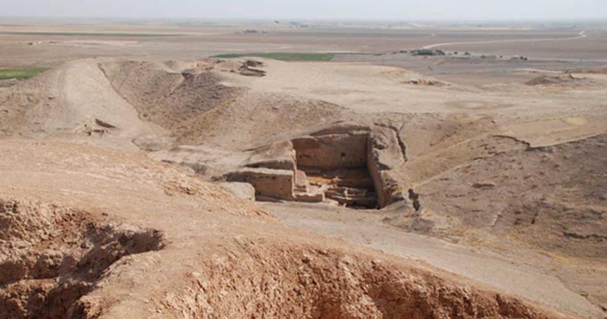 Tell Brak, an ancient city in Syria 