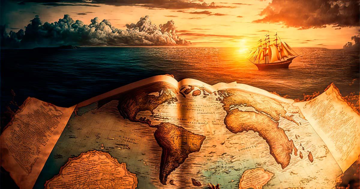 Ancient voyages set off to discover new realities. Source: XaMaps/Adobe Stock