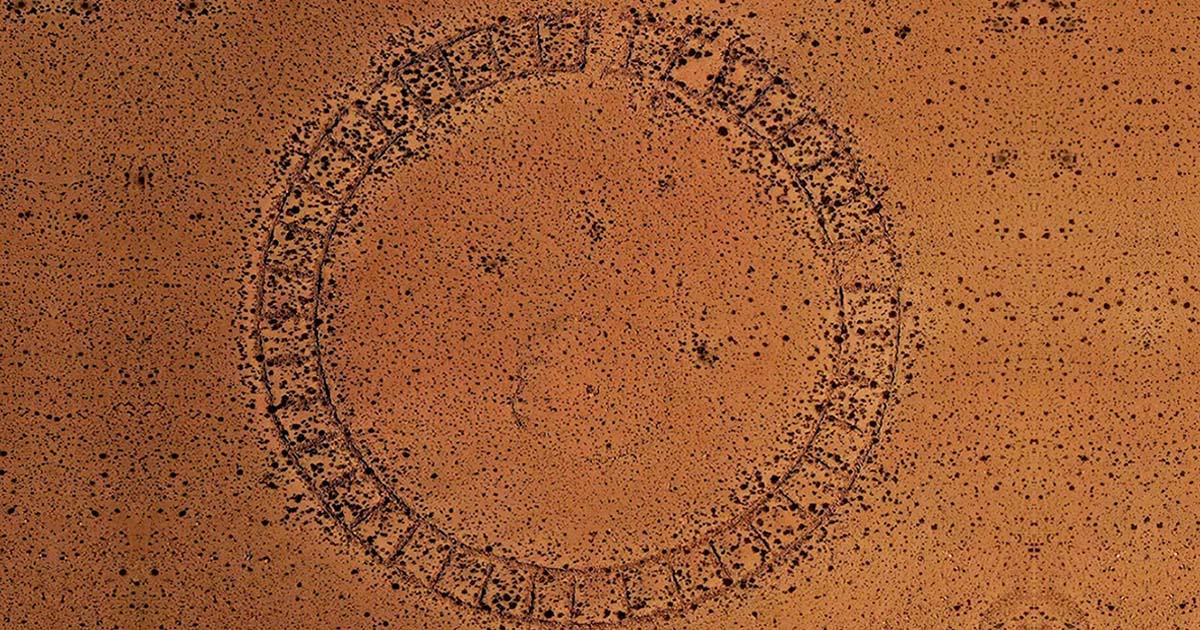 The circular monument discovered in Waskiri, Bolivia. Credit: Antiquity.