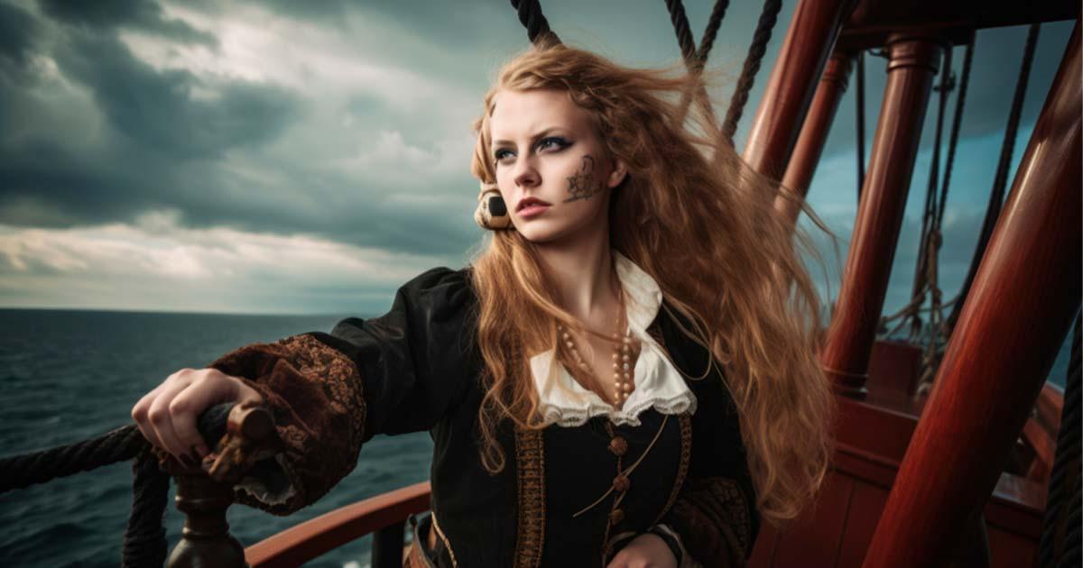 Female pirate. Source: aicandy / Adobe Stock.