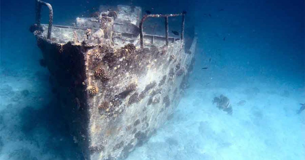 The waters around Antigua are filled with shipwrecks. Source: Malbert / Adobe Stock
