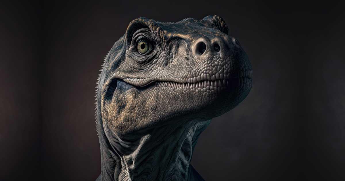 Representational image of a curious dinosaur. With such curious resident dinosaurs, why don’t we know more about the long-lost continent of Appalachia? Source: simon / Adobe Stock