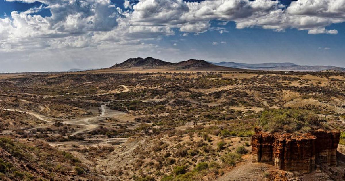 Oldupai (Olduvai) Gorge in Tanzania, one of Africa’s ‘cradles of humankind’.  Source: CC BY 2.0