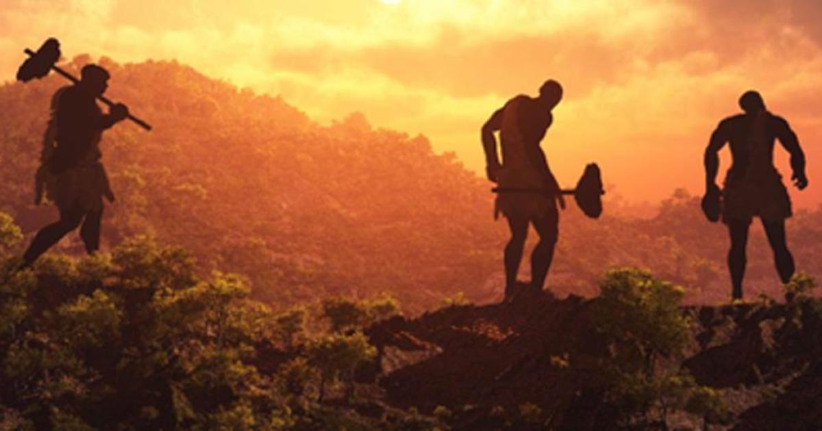 Representation of a Neanderthal, one of the five archaic human groups. Source: regis allouet /Adobe Stock