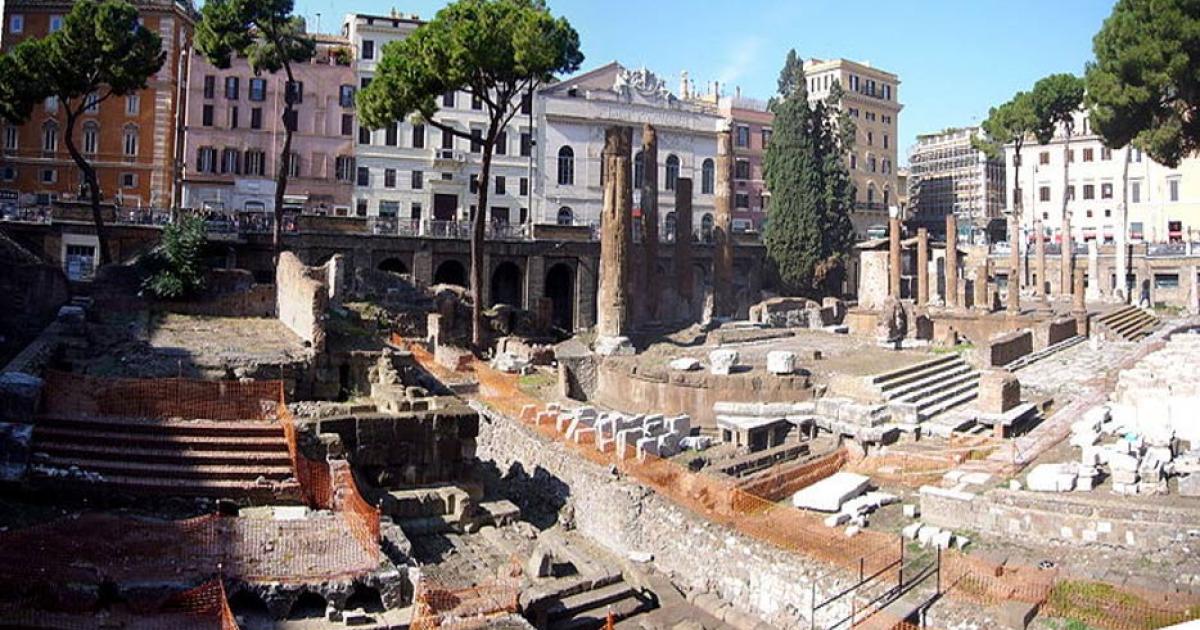 Area Sacra di Largo Argentina in Rome 