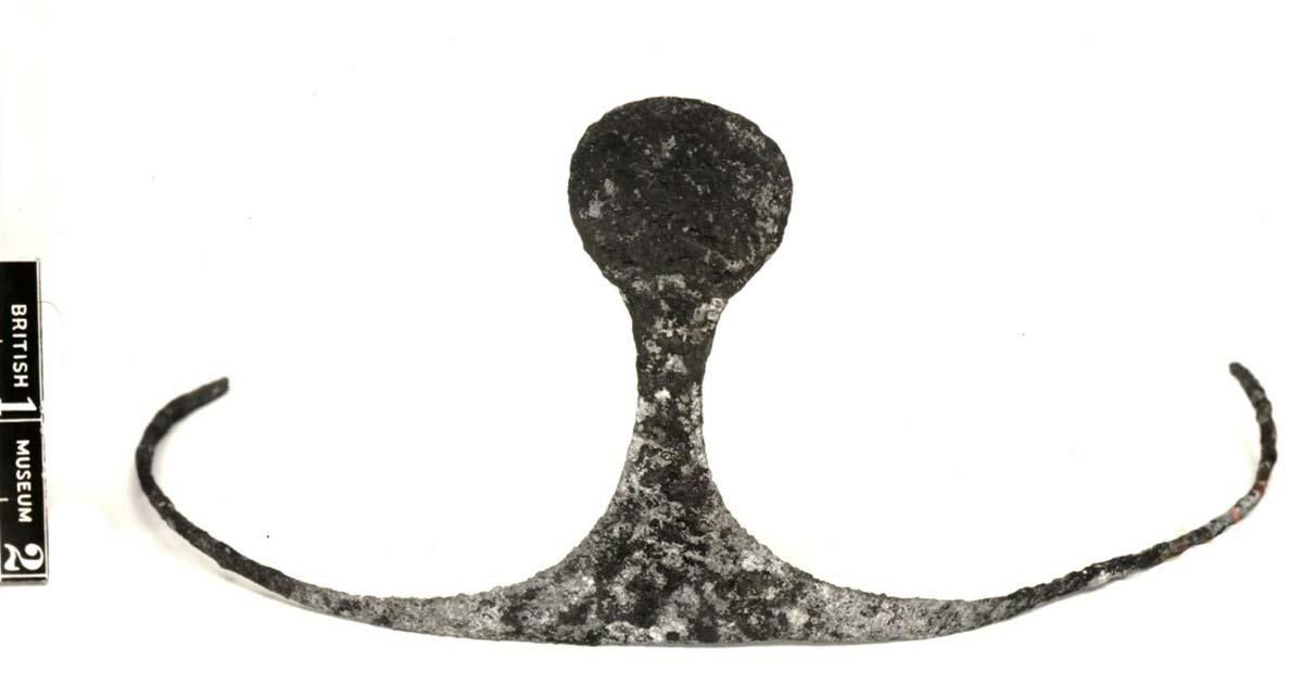 Silver diadem. Source: Trustees of the British Museum.