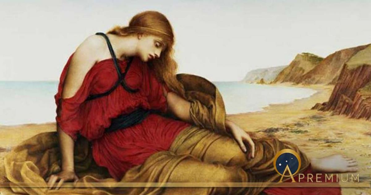 Ariadne in Naxos’ (1877) by Evelyn De Morgan. (Public Domain)