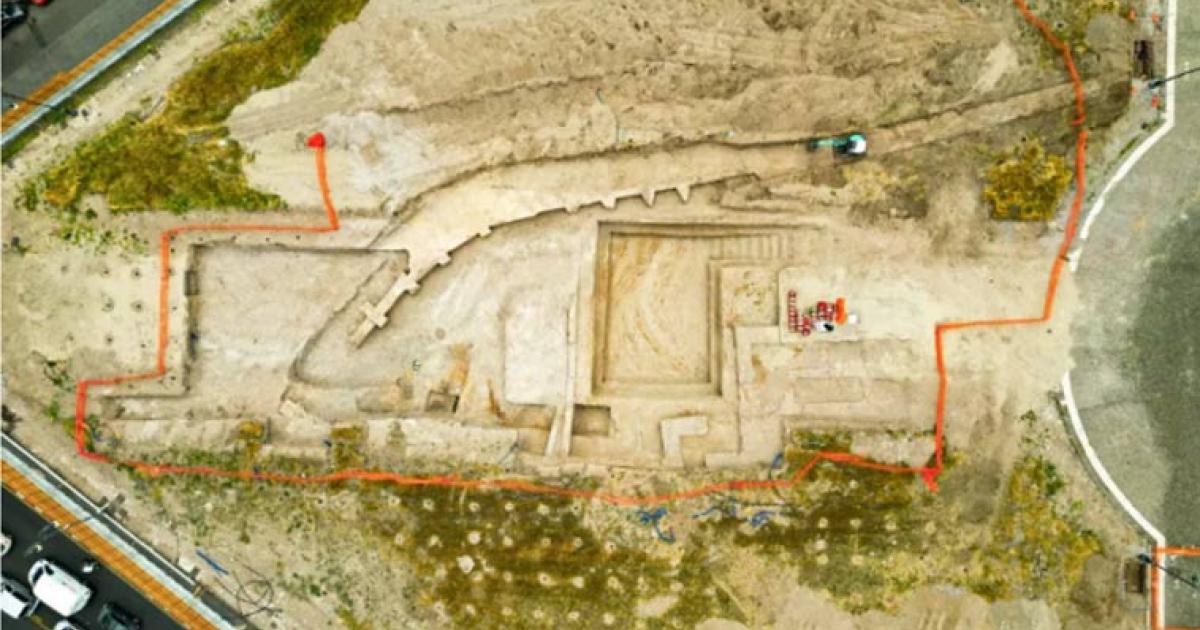 Ariel view of the Piazza San Giovanni in Laterano.  Source: Courtesy of the Italian Ministry of Culture