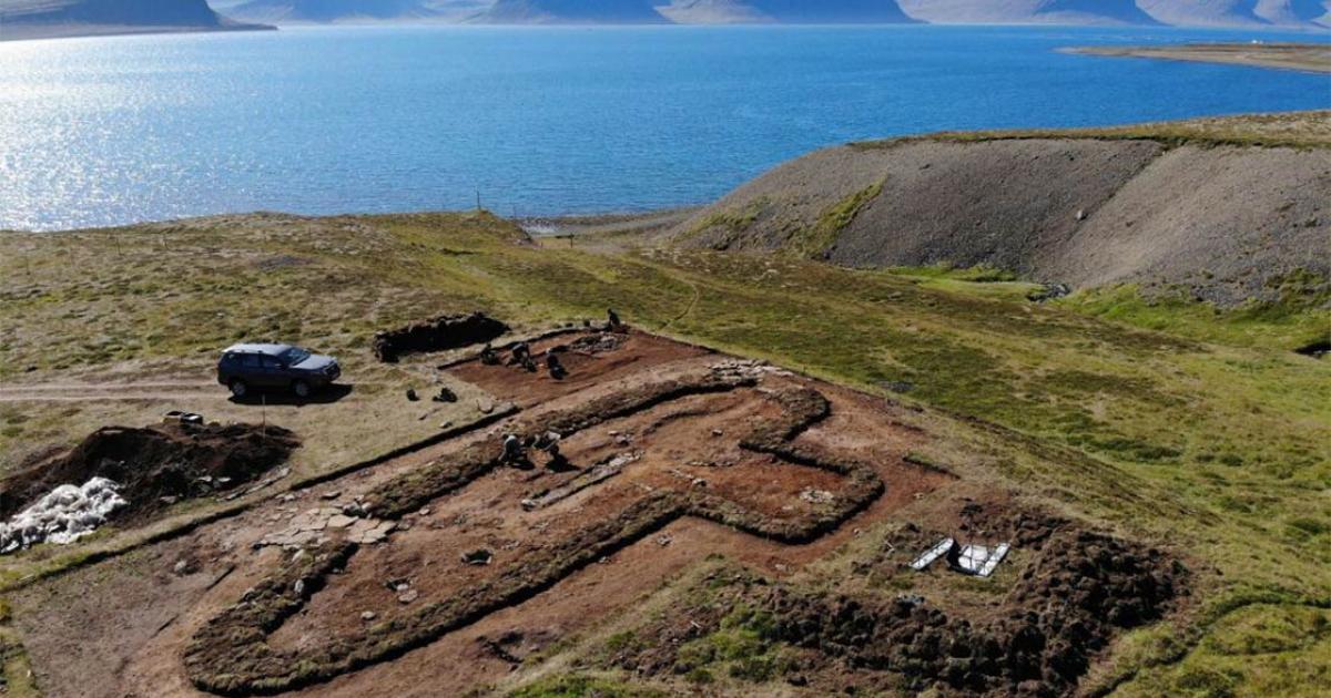Archaeological excavation at Arnarfjörður has unearthed huge amounts of data. Researchers have also found data within the texts of ancient Icelandic sagas, as well as drone technology to identify possible dig sites. Source: Margrét Hallmundsdóttir