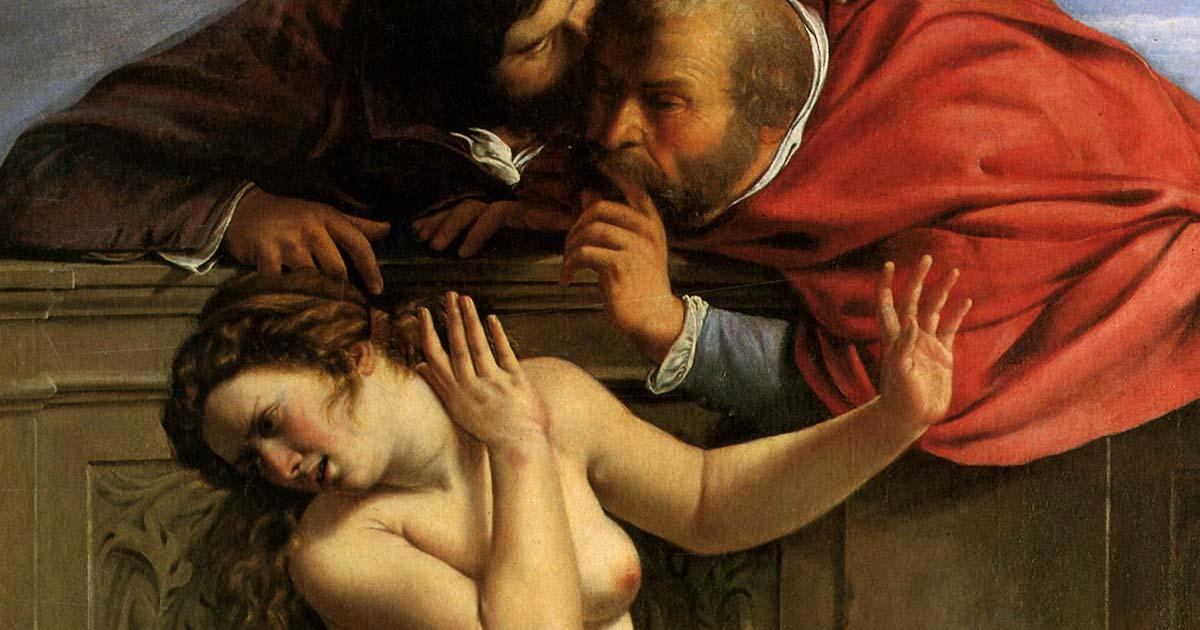 Susanna and the Elders, by Artemisia Gentileschi in 1610. Source: Public domain