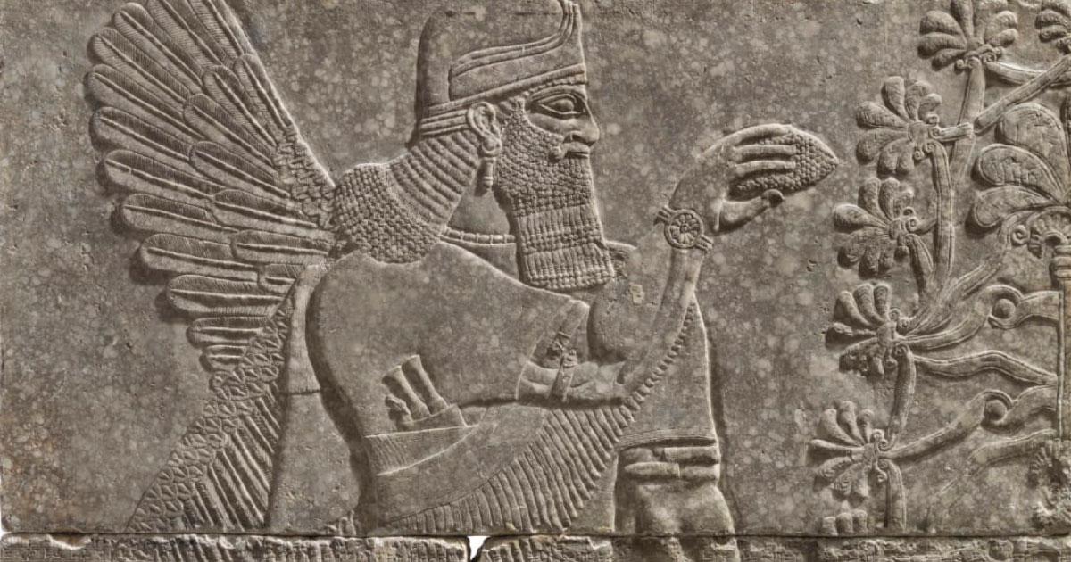 Assyrian artwork sold by Christies. 