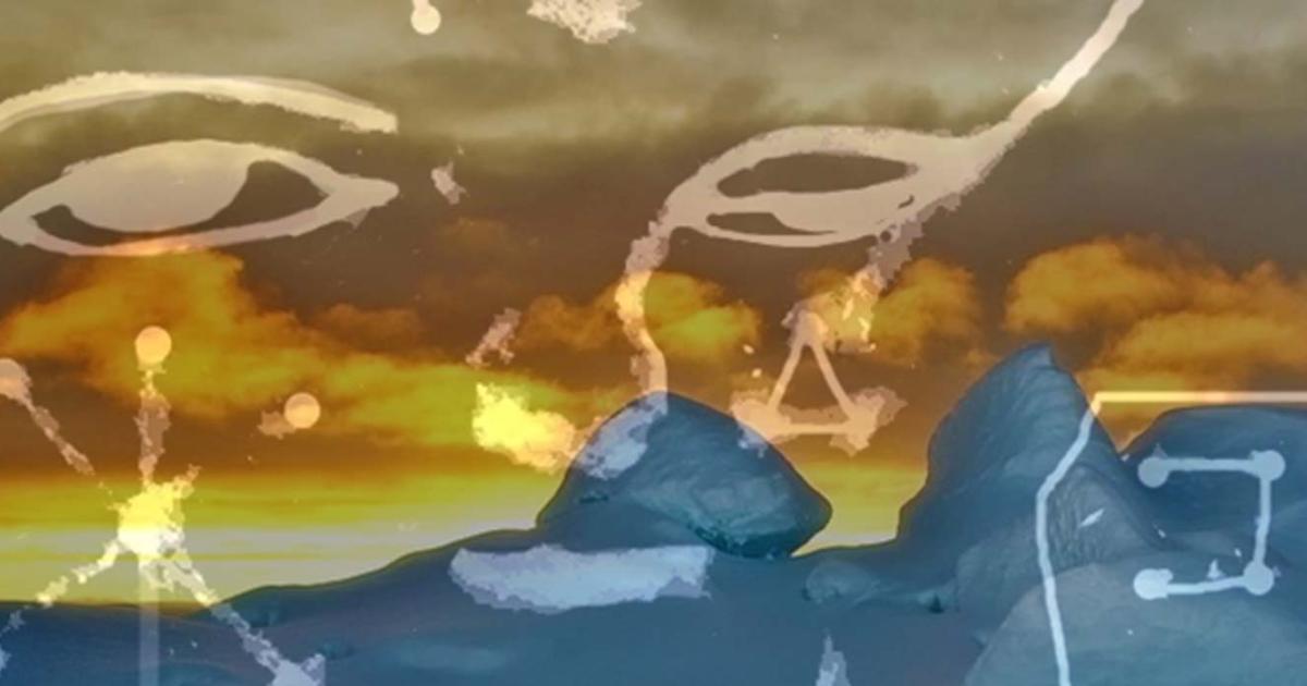 Antarctica (Public Domain) and Figure 7a © William James Veall: a drawn image of the very first portrait the writer discovered on Antarctica; Deriv.