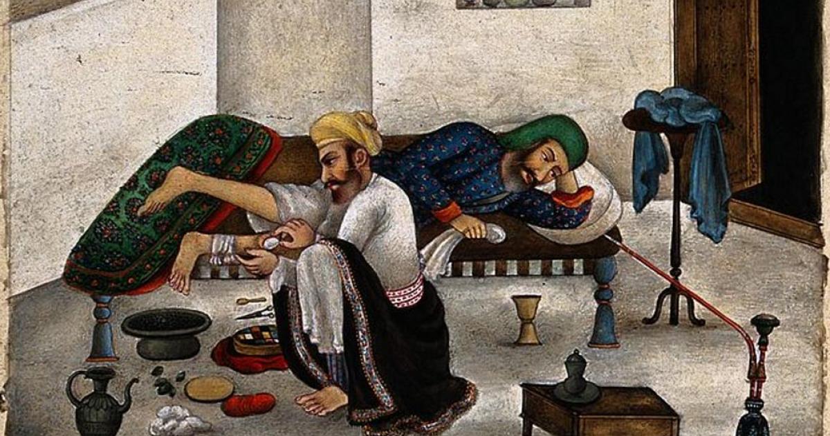 ‘Ayurvedic Medicine. Man of the Medical caste, masseuse.’ 