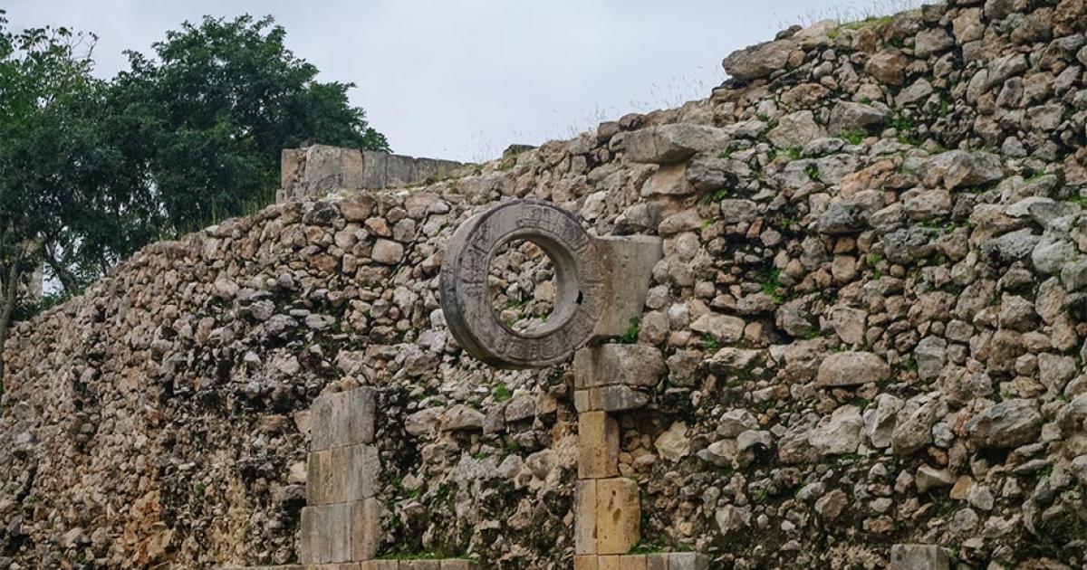 Representation of ancient Mesoamerican ballgame court in Mexico.  Source: smoke666 / Adobe stock
