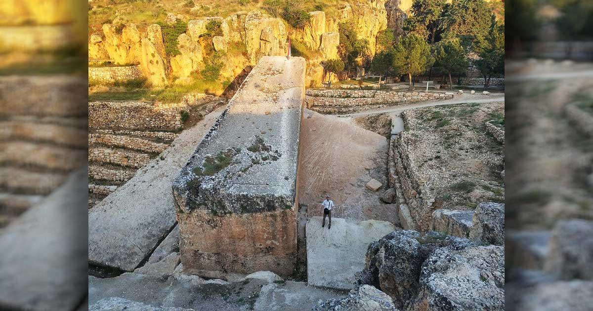 The Stone of the Pregnant Woman at Baalbek quarry. Source: Lodo27 / CC BY-SA 3.0