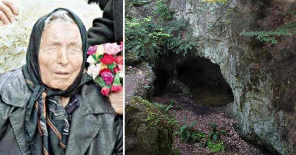 Baba Vanga, attributed mystic and healer who claimed to have foreseen the future and the Cave of Bastet in Bulgaria. Source: citaty.net /CC-BY-SA-3.0, Natalya/Adobe Stock