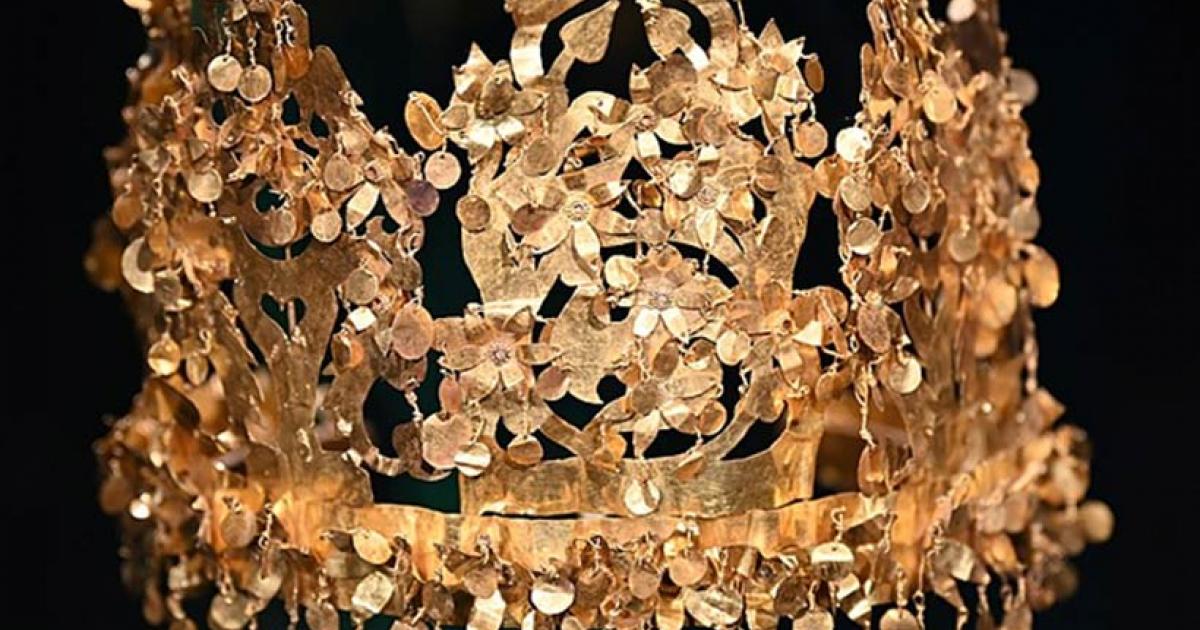 Bactrian gold crown, an archaeological treasure of Afghanistan