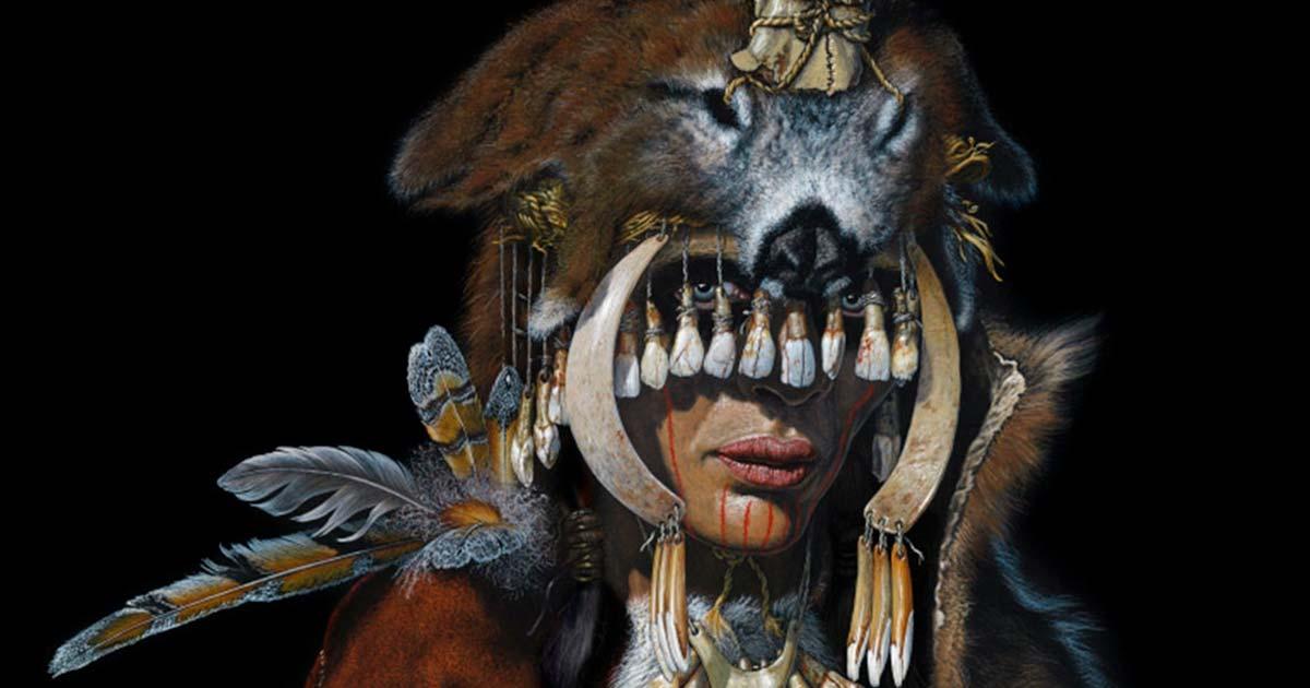 This reconstruction shows the Bad Dürrenberg shaman in her full regalia. Source: Karol Schauer / State Office for Heritage Management and Archaeology Saxony-Anhalt