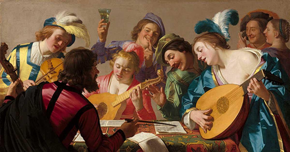 Gerard van Honthorst's 1623 painting ‘The Concert.’ 