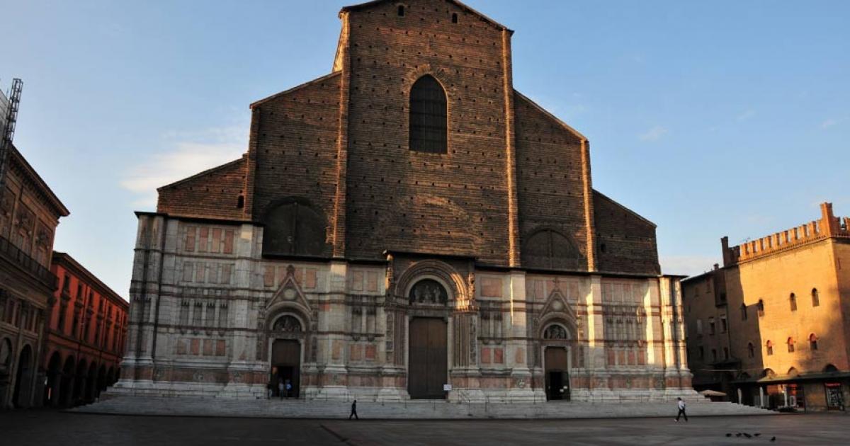 San Petronio Basilica, Bologna, Italy. 