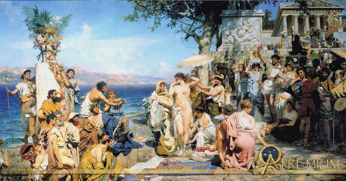 Fry in Eleusis, painting by Henryk Siemiradzki (1889).
