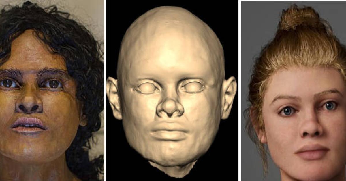 Changing skin color of Beachy Head Woman, based on new DNA evidence.