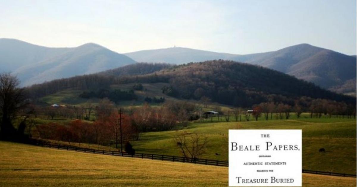 A view of Bedford County, Va., where the supposed treasure of “The Beale Papers” is said to be buried. 