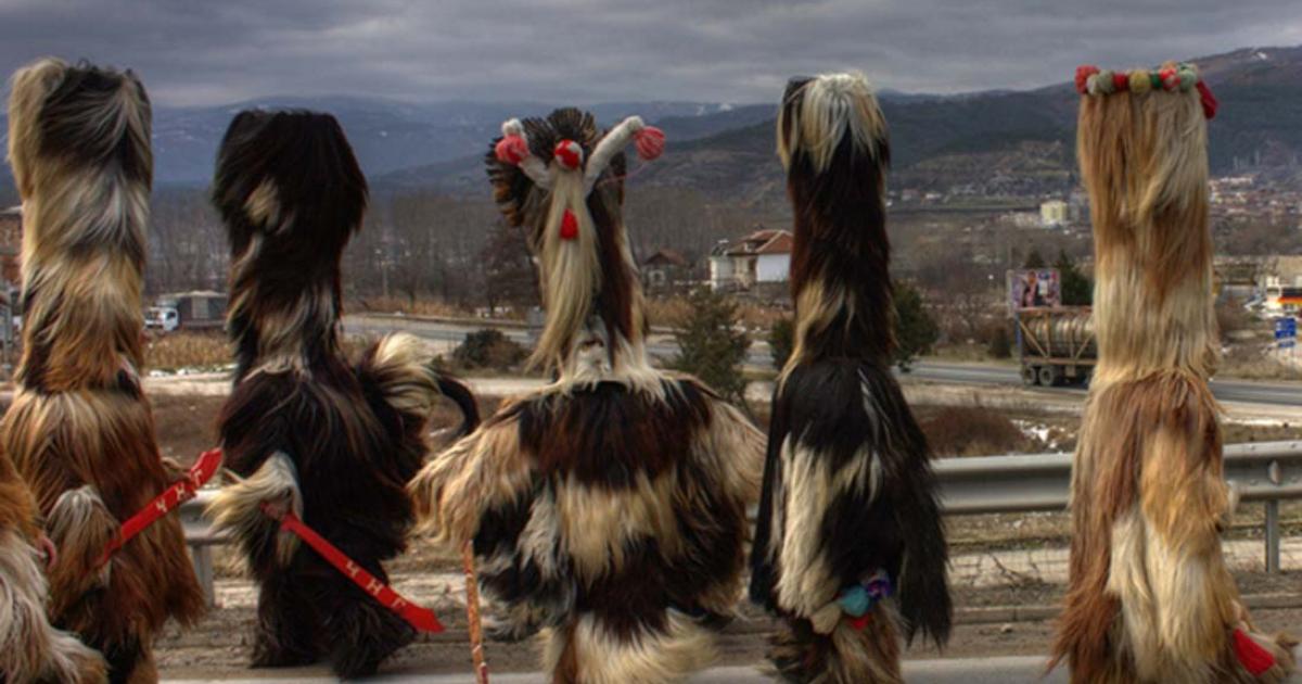 Kukeri is a type of wild man in Bulgaria. Rituals with this ‘beast’ are believed to scare away evil spirits.