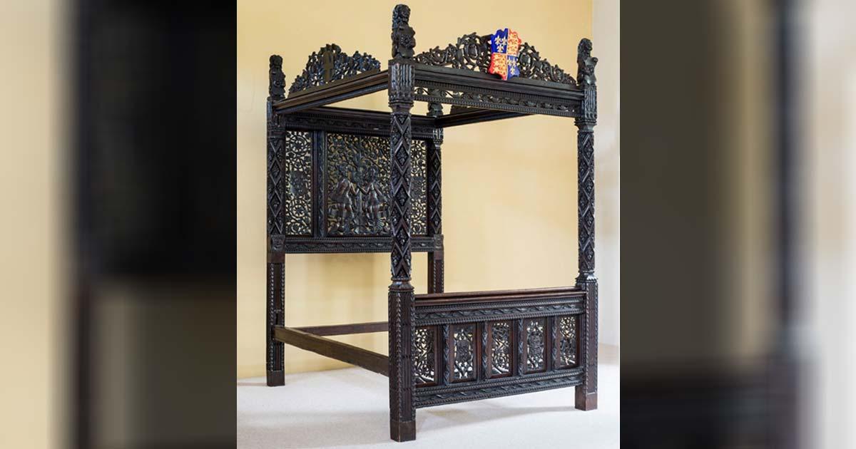 The bed could be a possible English National Treasure.