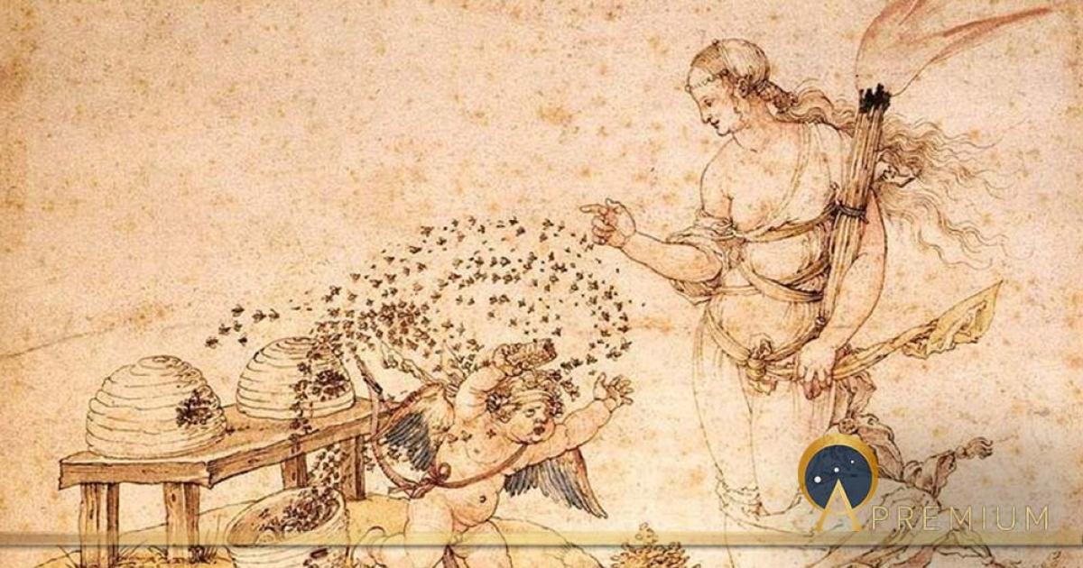 Cupid the Honey Thief by Albrecht Dürer (1514) Kunsthistorisches Museum (Public Domain)