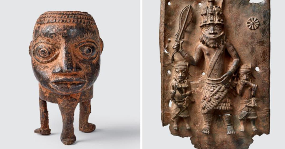 Teo of the Benin Bronzes returned to Nigeria by Switzerland.