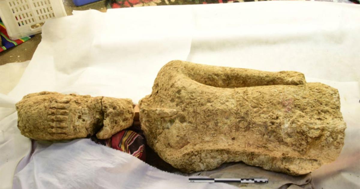 Statue identified as being Sebiumeker, god of procreation and fertility from Meroe in present-day Sudan. Source: K. Braulinska / PAP