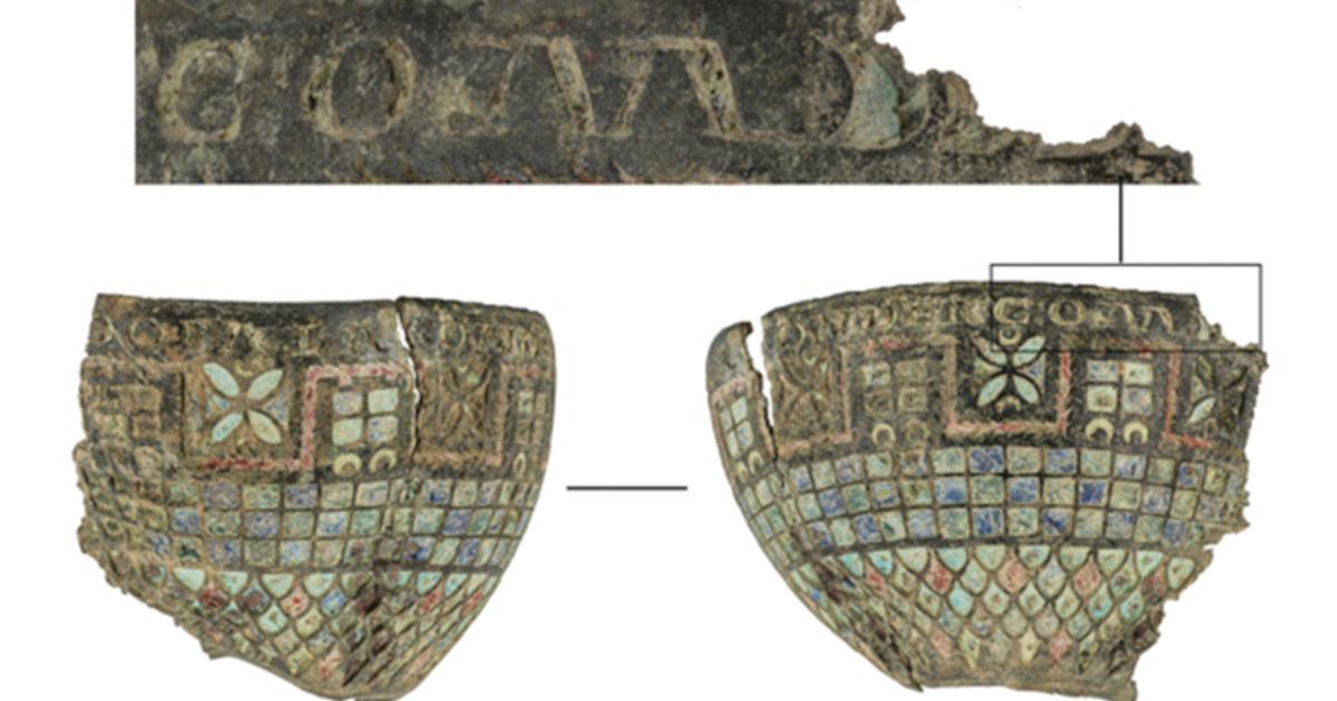 Details of the Berlanga cup found in Spain.