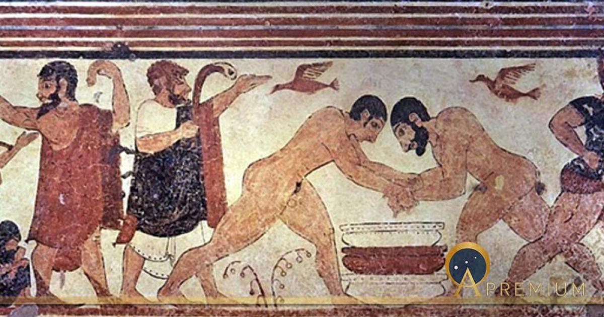 Tomb of the augurs. Tarquinia, Italia. (circa 530 BC) (Public Domain)