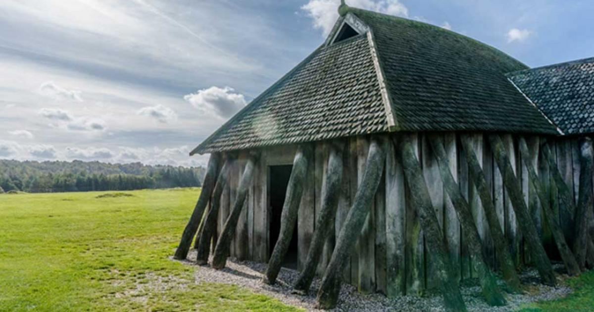 ‘Light and Structure’ - Reconstruction of Viking Longhouse: Central Jutland, Denmark.