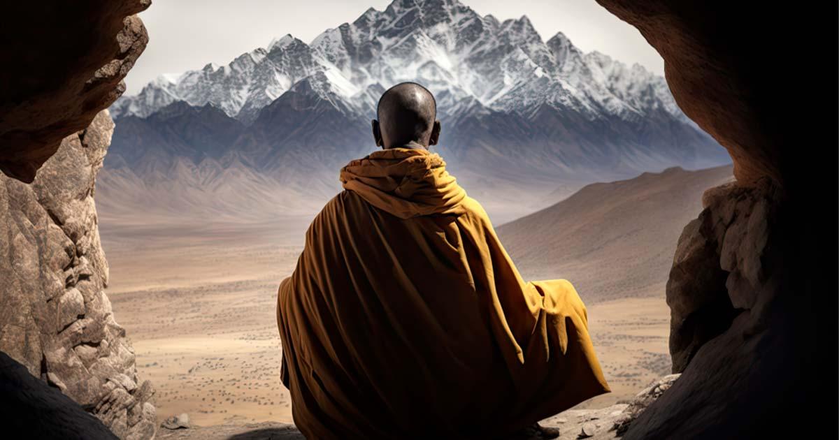 Tibetan monk. Source: Supermelon / Adobe Stock.