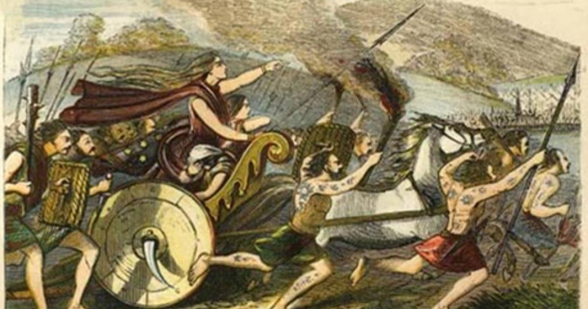 Boudicca led her people in a revolt against the Romans in Camulodunum, Londinium, and Verulamium.