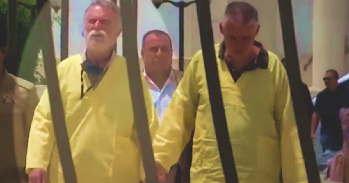 Jim Fitton, a retired British geologist on holiday, was sentenced to 15 years of prison in Iraq for antiquities smuggling.		Source: YouTube screenshot / itv News