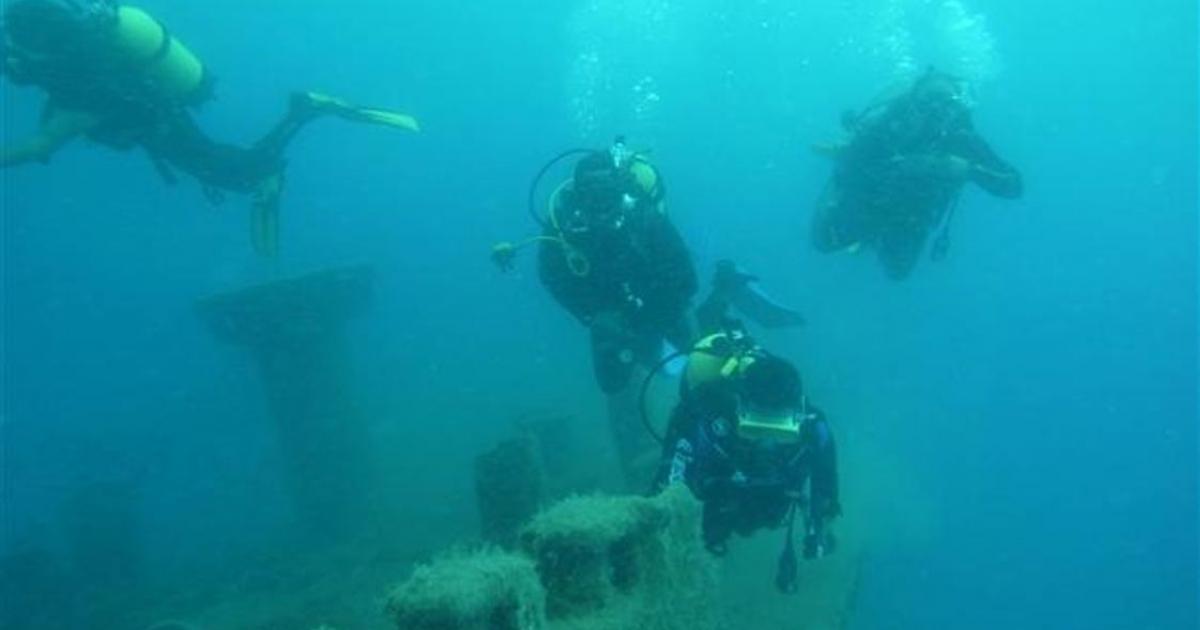Divers and marine archaeologists used high-resolution sonar systems to survey the ancient sea route and associated features. 
