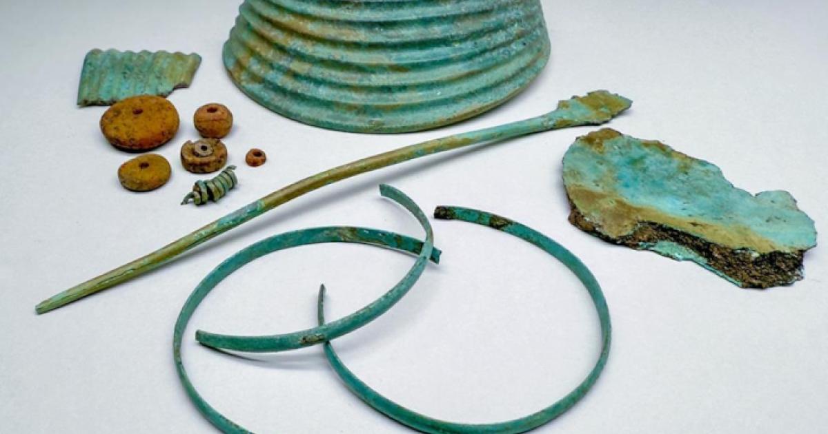 Bronze age jewelry hoard from Lower Saxony, Germany.