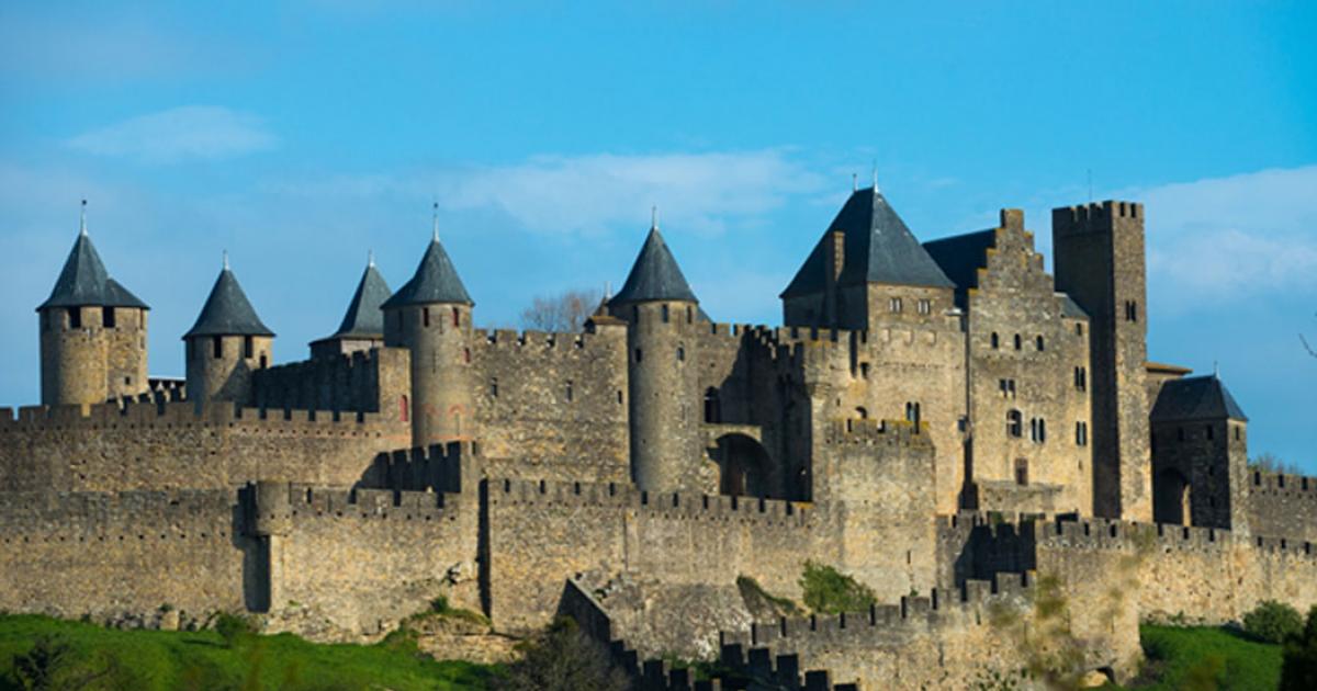 Medieval Carcassonne town view, France. Source: Nejron Photo / Adobe