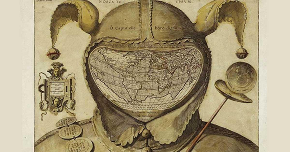 The Fool’s Cap Map of the World.