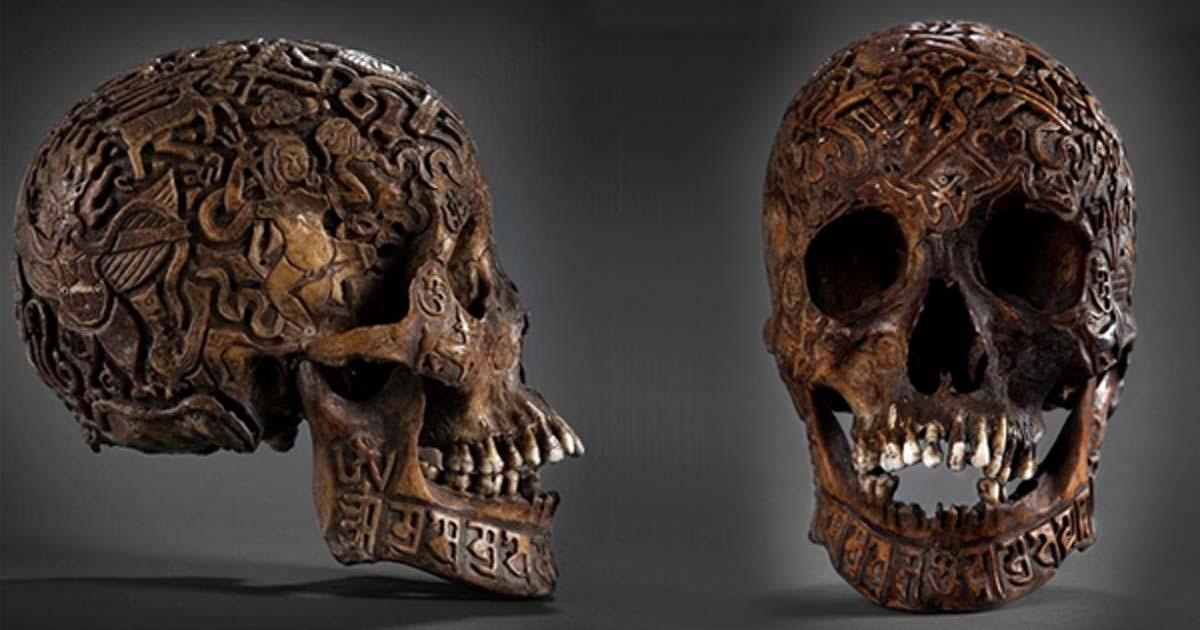 Can You Solve the Mystery Behind This Intricately Carved Skull?