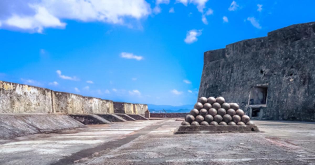 Stockpile at Castillo San Cristóbal         