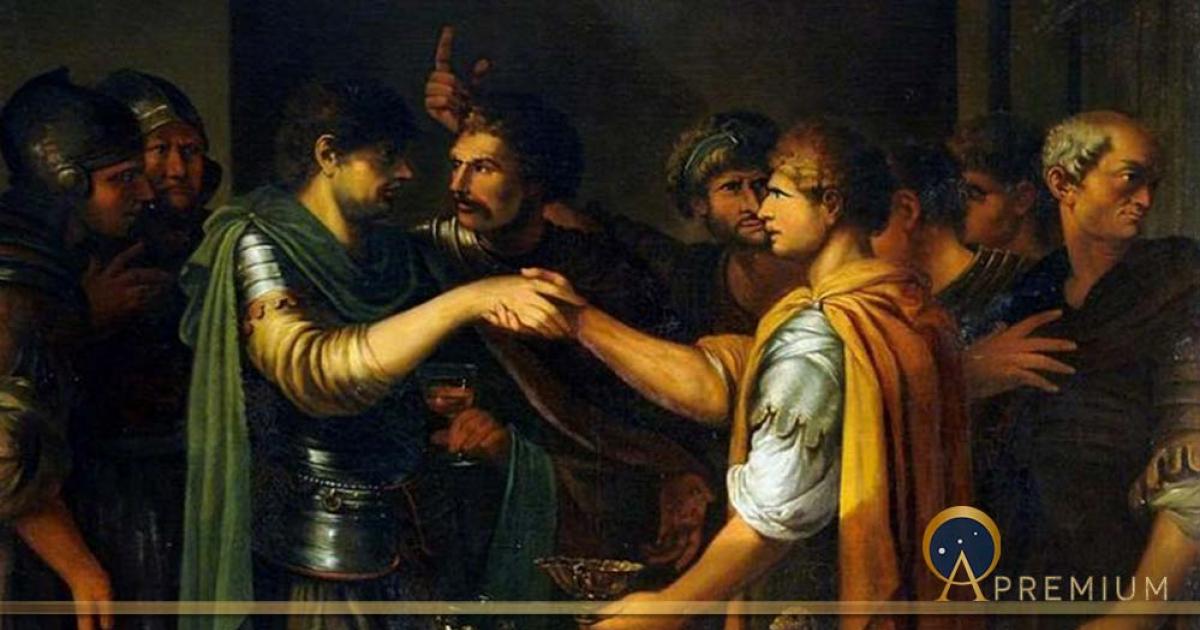 The Oath of Catiline, by Joseph-Marie Vien (1809) (Public Domain)